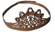 antiek koperen kroon antique copper crown.