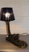 bronzen "Eekhoorn" lampje met vidé-poche bronzen "Eekhoorn" lampje met vidé-poche