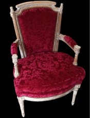 pair of finely sculpted Louis XVI period convertible armchairs.