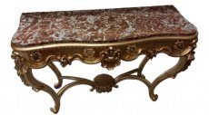 large French gilded wall console.