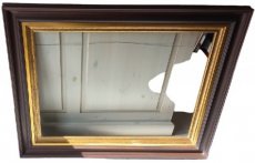 large empty painting frame.
