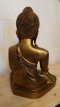 houten boeddha met goud. houten boeddha met goud