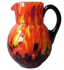 Murano multi-colored jug