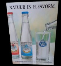 Natuur in flesvorm reclamebord Natuur in flesvorm reclamebord