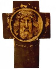 oud plaasteren kruisbeeld