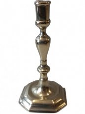 old brass candlestick.