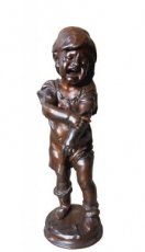 "premiere sensation" Victorien Antoine Bastet 1883 originele brons
