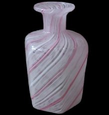 pink Murano vase.