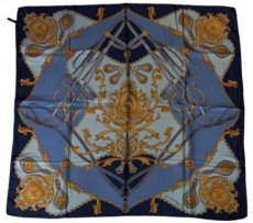 vintage silk foulard Morteuil Paris.